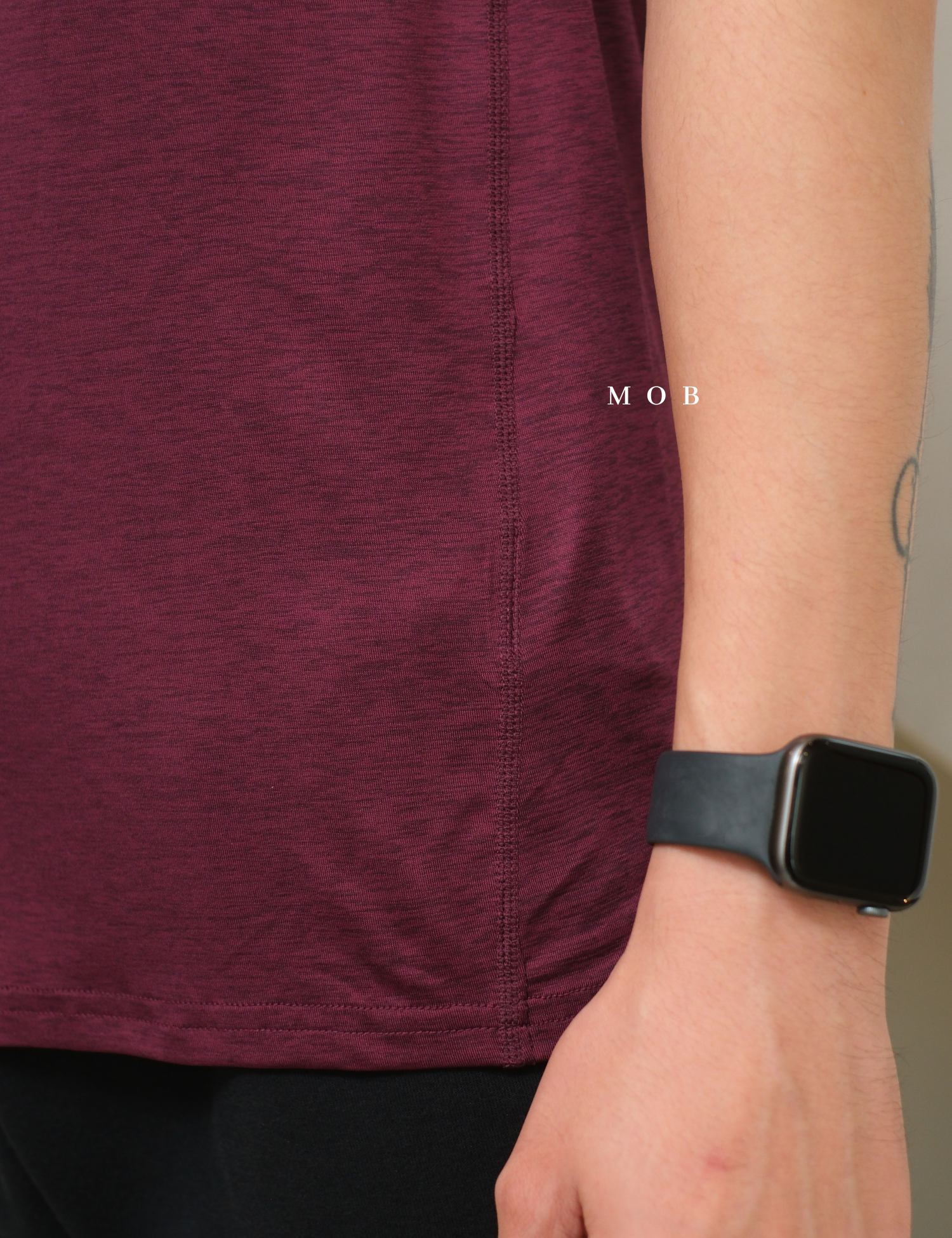 HMSST02001A DryMove SS Tee Purple Misty