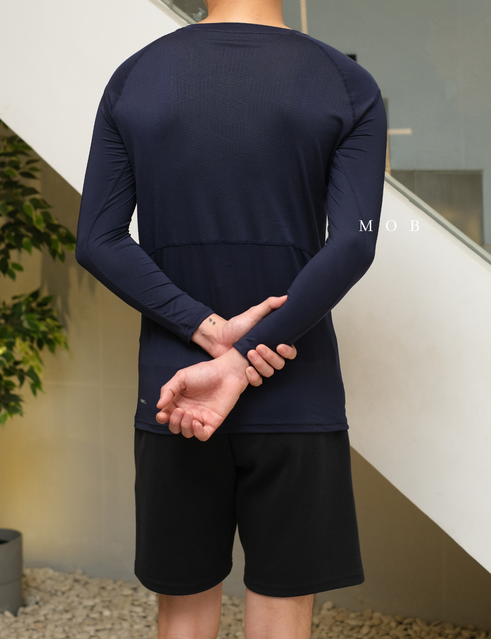 PMBL02001A Warmcell Baselayer Small Logo Navy