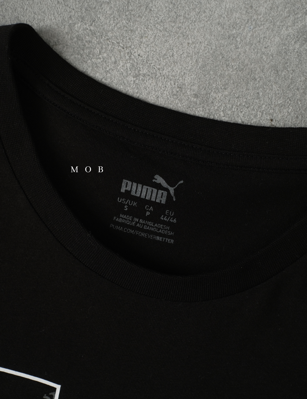 PMSST09005C Sneakers QT Graphic Logo SS Tee Dark Grey