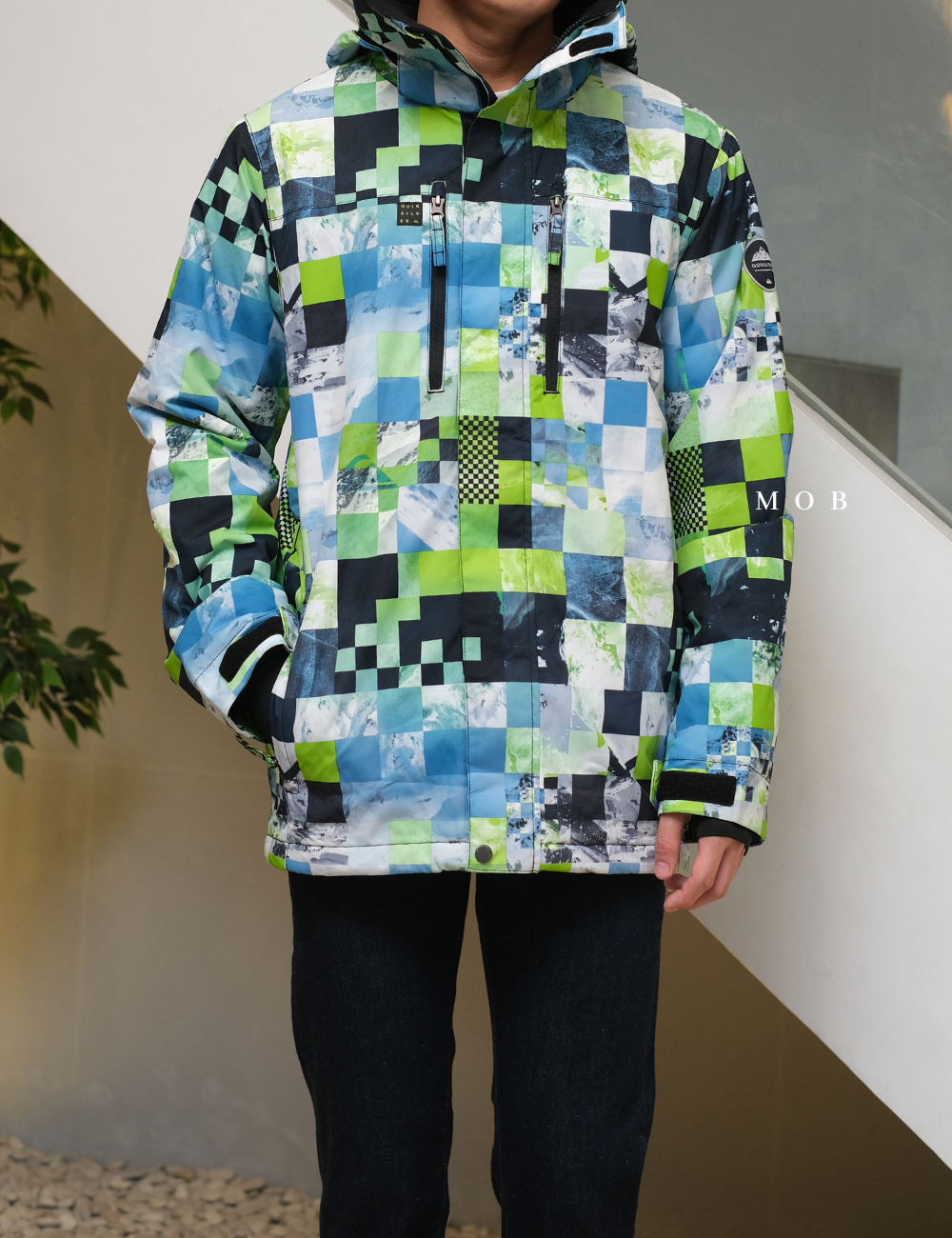 QSWP04001 Mission Snow Jacket Blue Highline