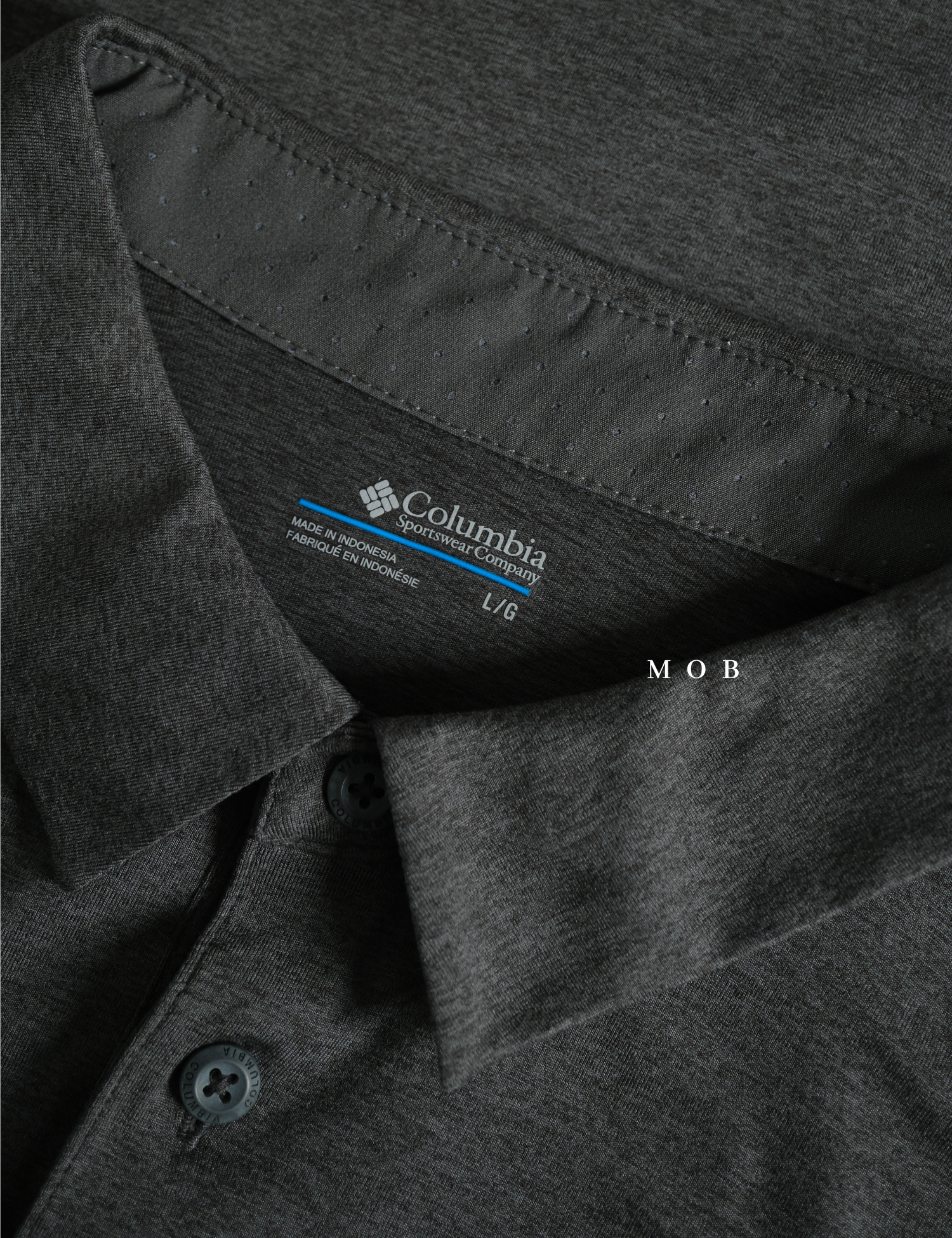 CLMPSS01001 Tech Trail Polo F24 SS Dark Grey