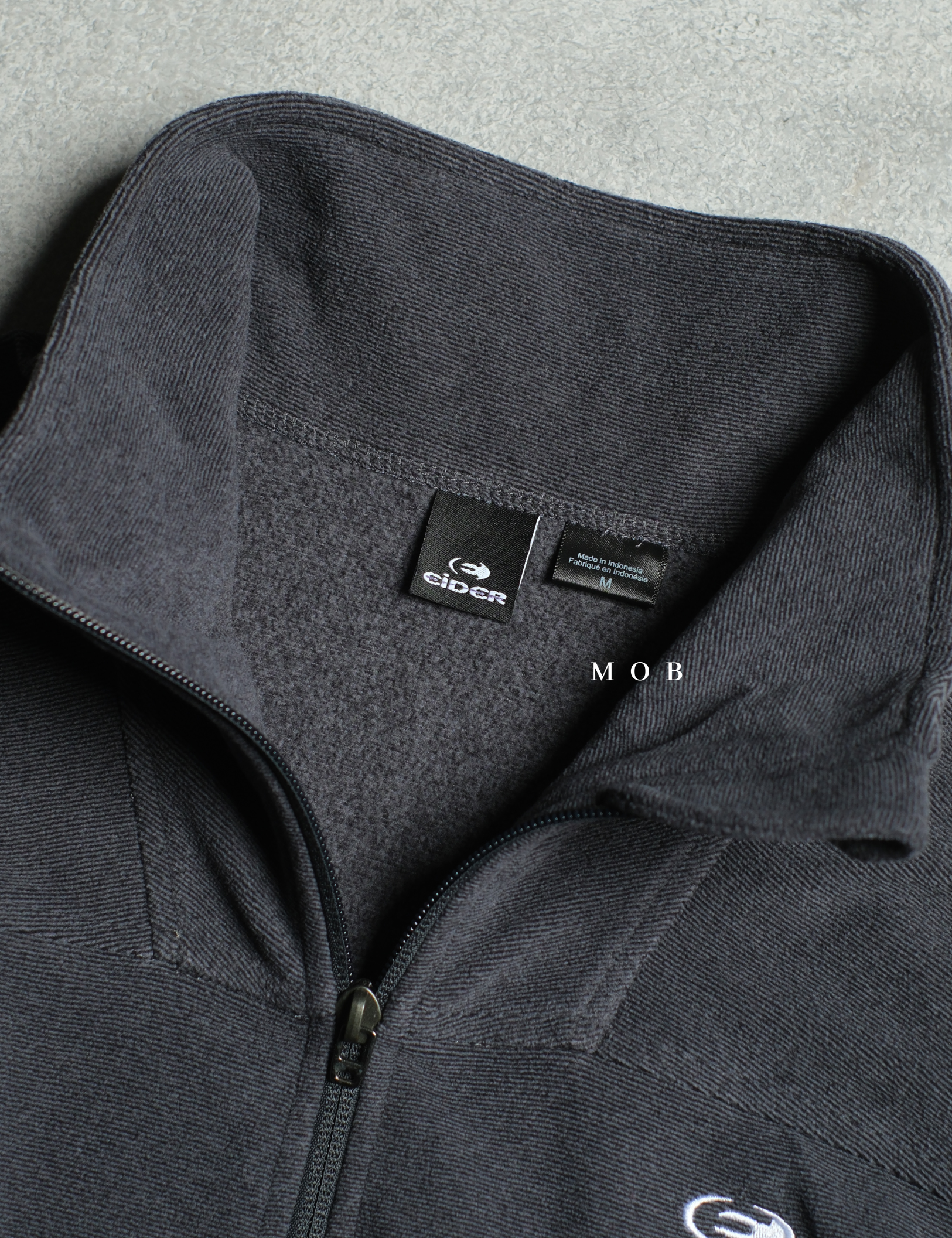 EIDJ01001 PolarTec Full Zipper Jacket Dark Grey