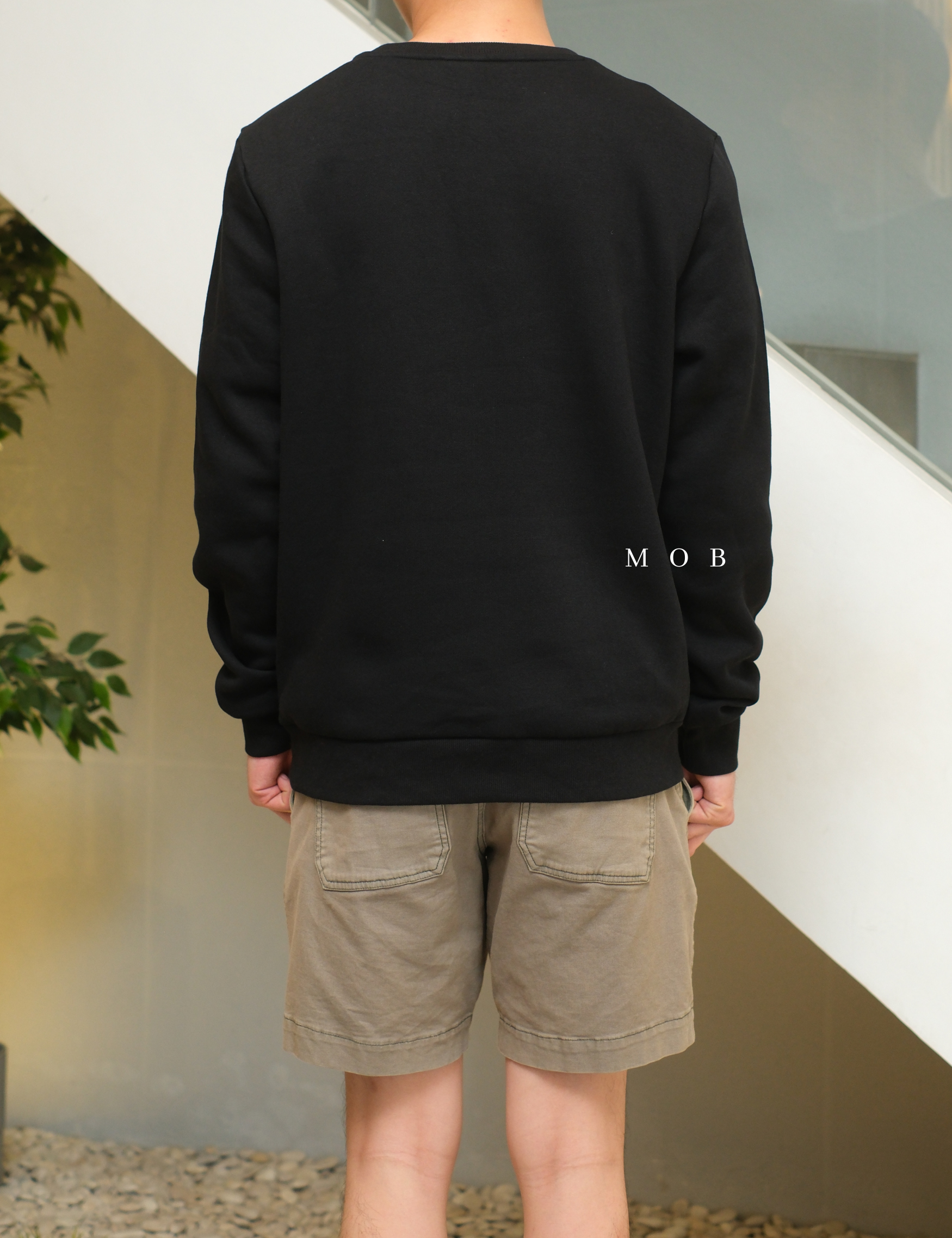ANDSW01001 Basic SWEATSHIRT Black