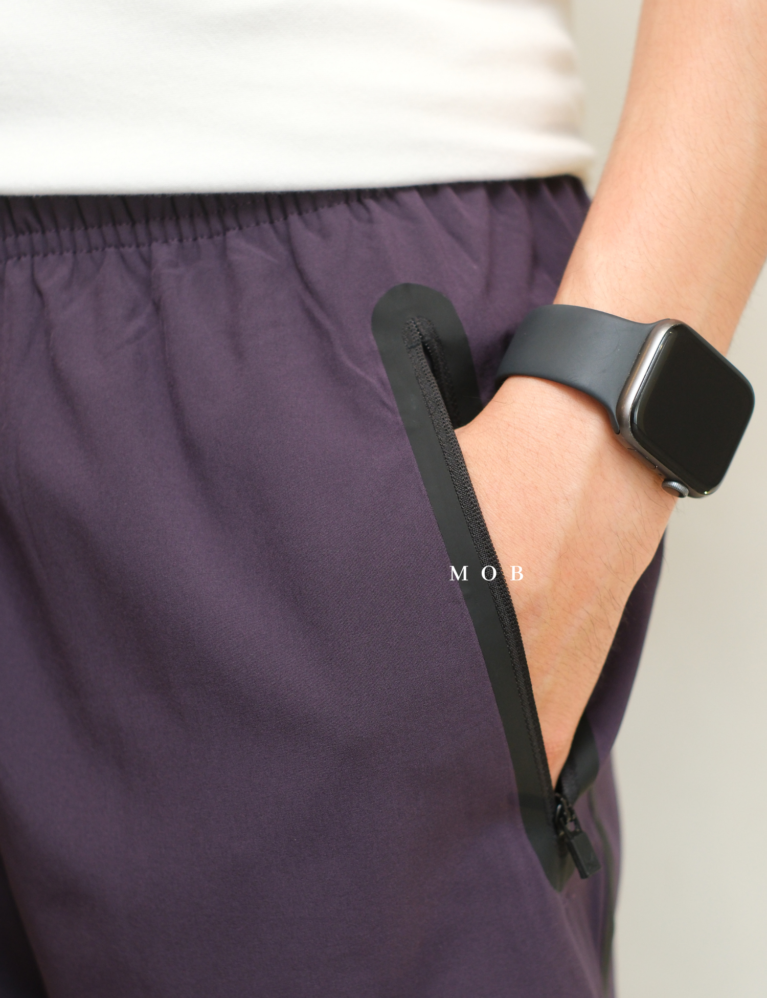 SOCSR01001 Woven Active Shorts Deep Purple