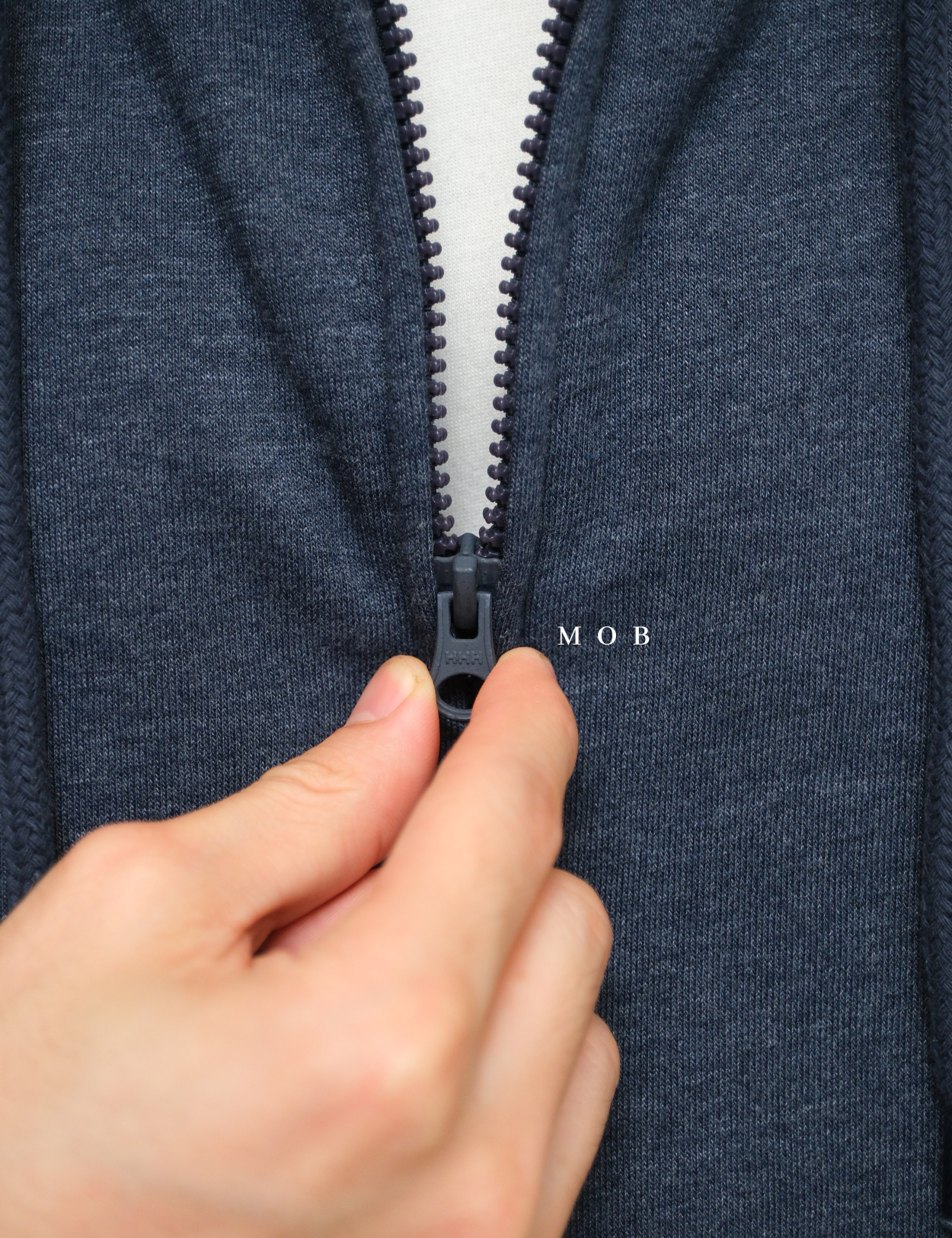 PHFZ01001 Sherpa Lined Full Zip Hoodie Navy