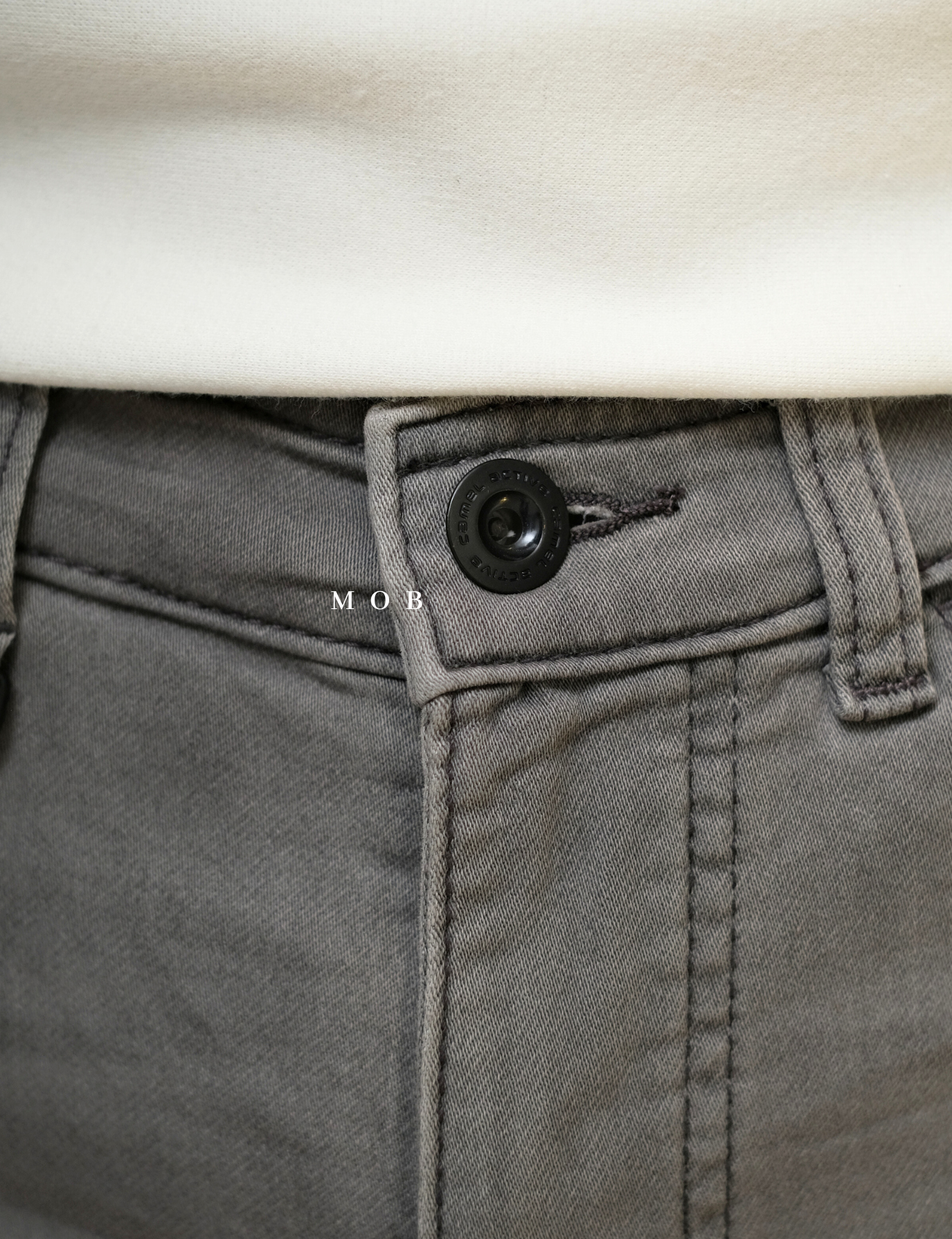 CASR01001 Active Denim Shorts Smoke Grey