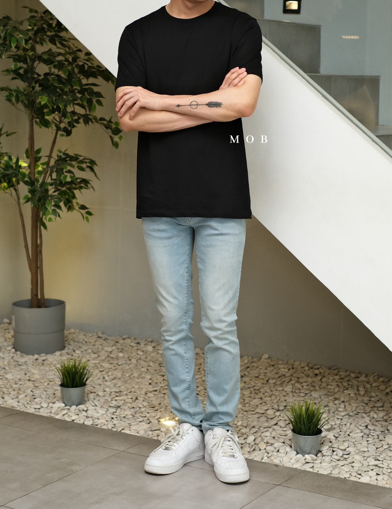 CSSST01001 The Extra Fine SS Tee Black