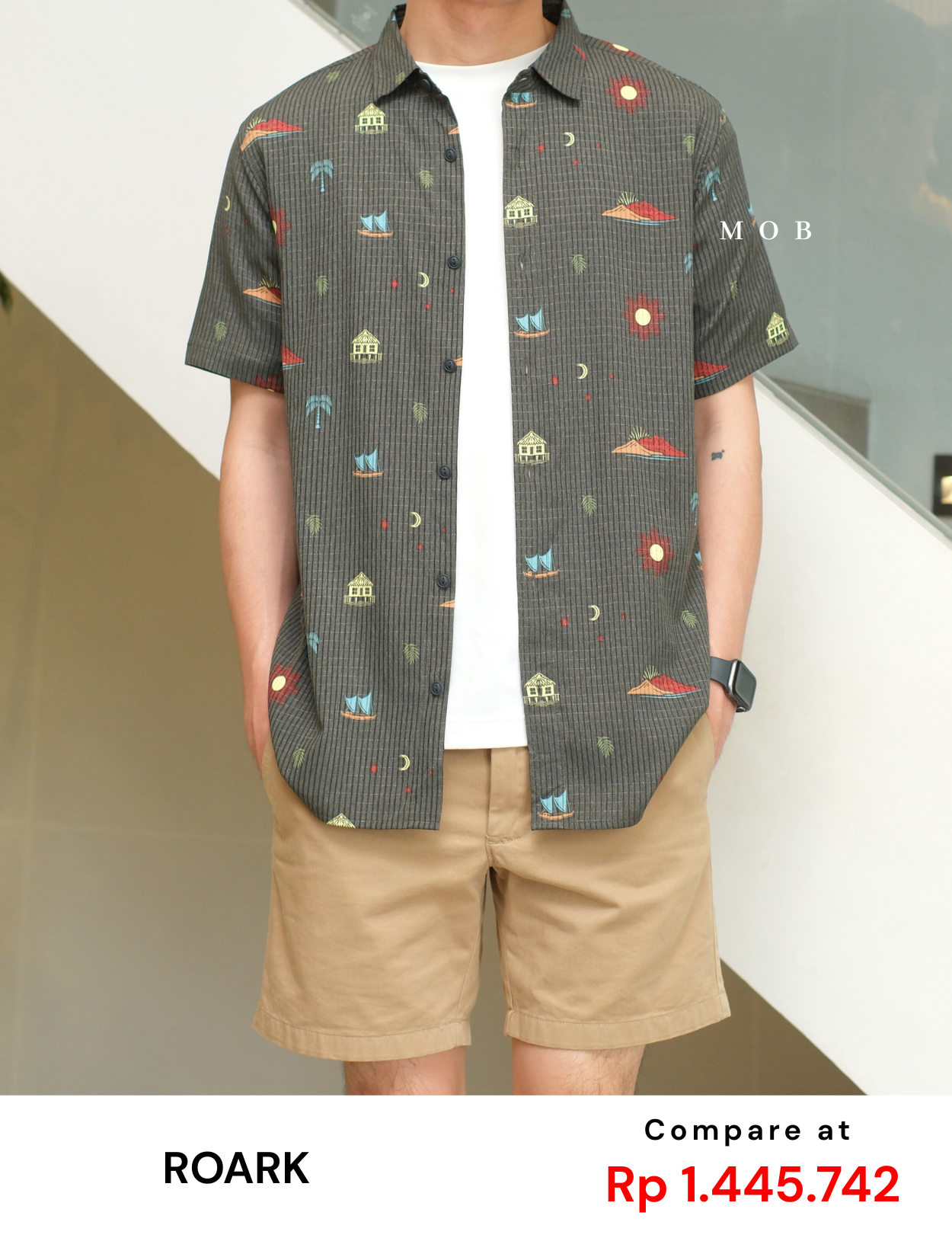 ROASSS01002 Bless Up SS Shirt Dark Military