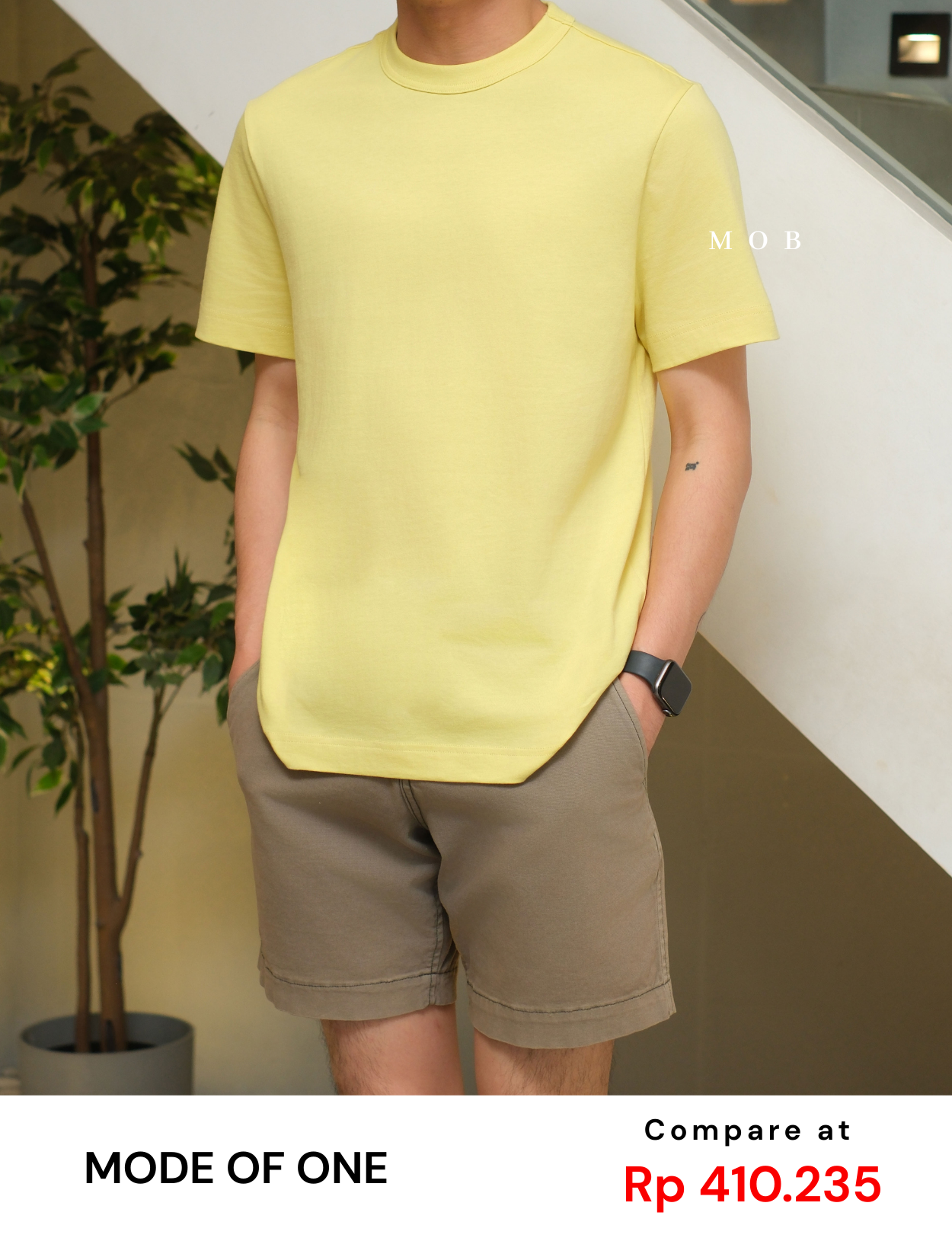 MODSST01001G Basic SS Tee Yellow