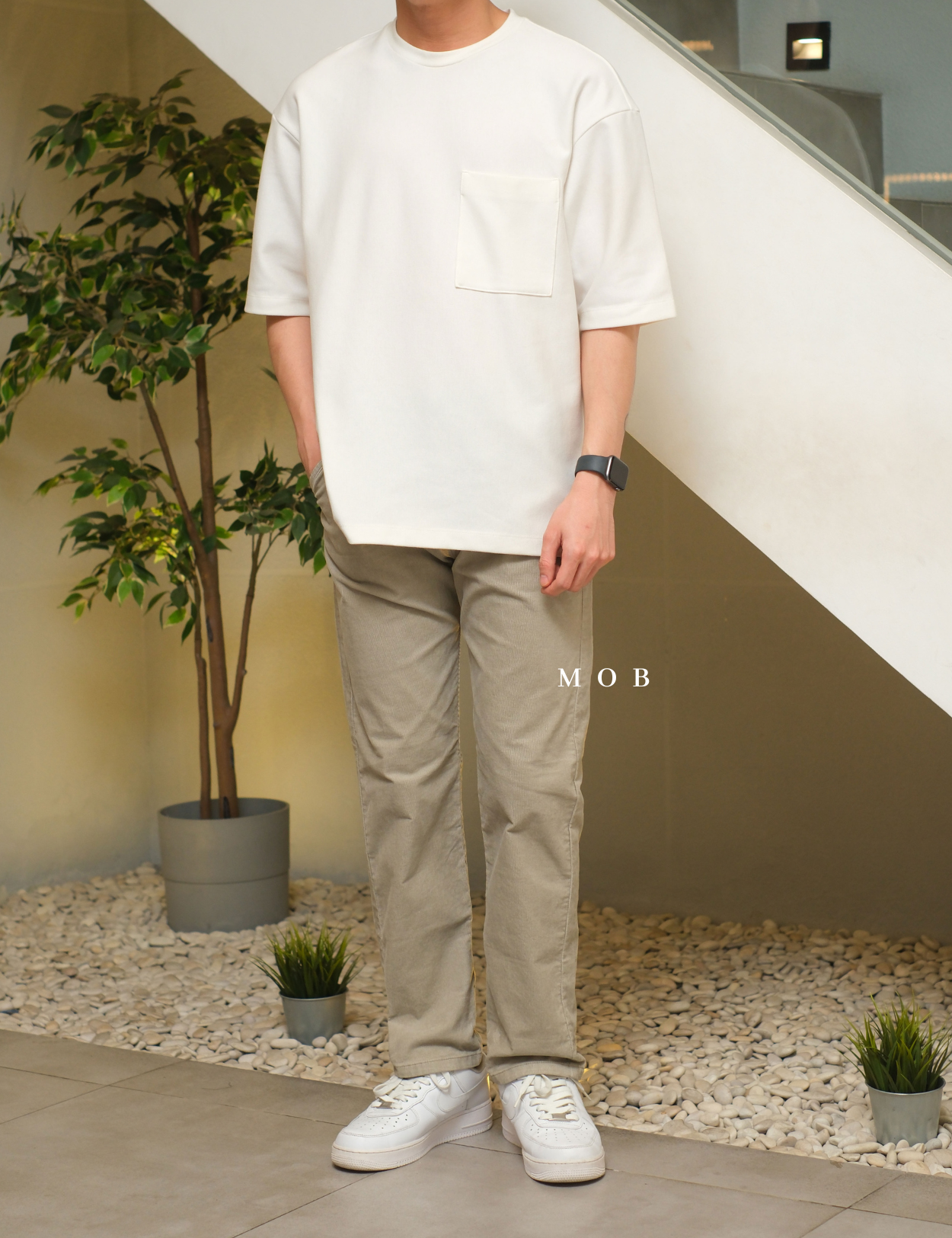 SOPT03001 Regular Corduroy Pants Beige