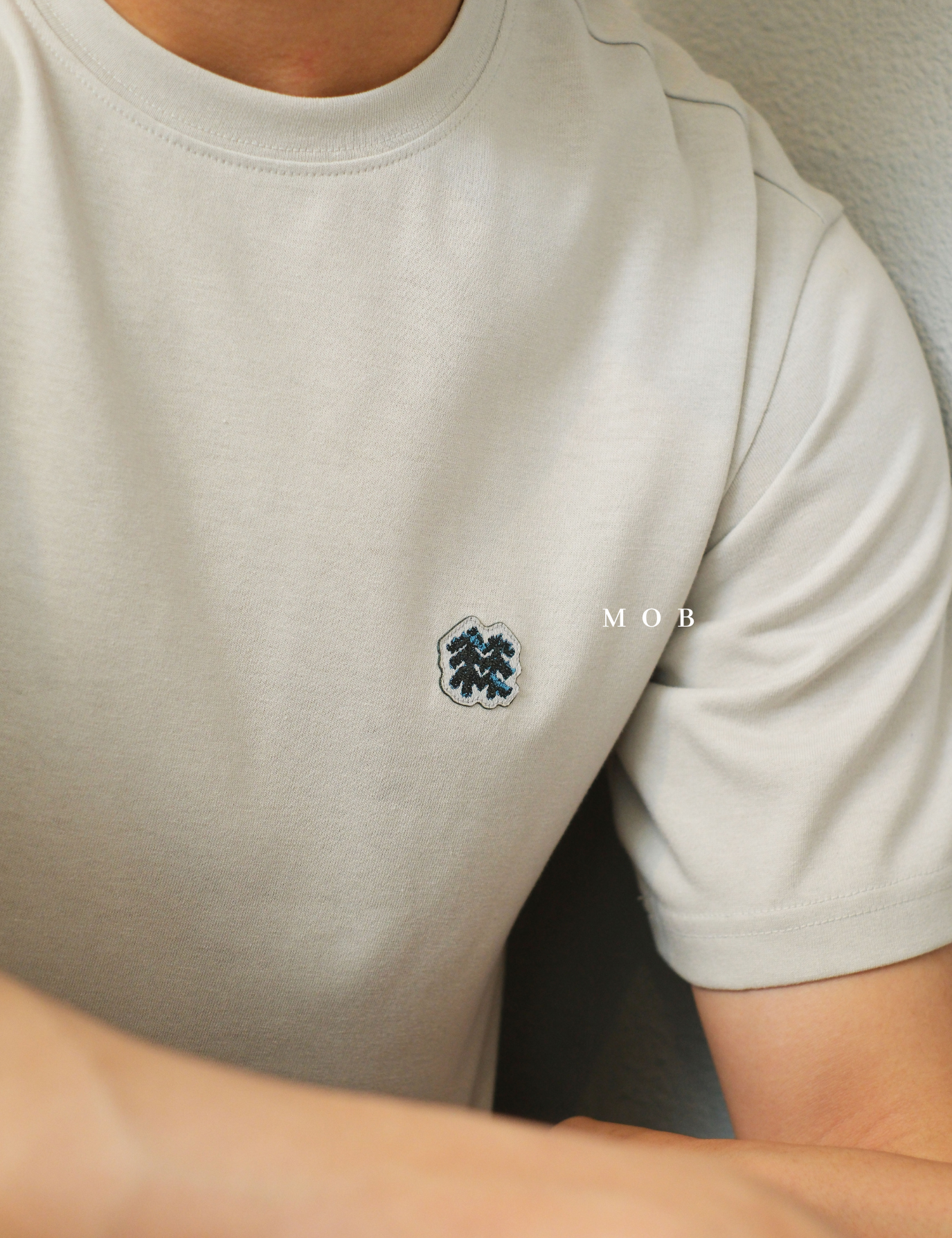 KOL01SST001-002 Kolon X Lee Kyu-tae Evergreen Tree SS Tee Greige