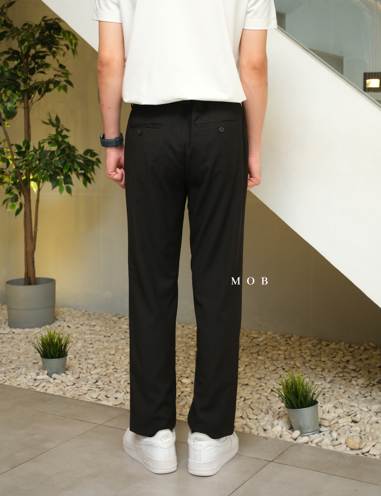 PEPT06003A SLIM Portfolio Pants Black