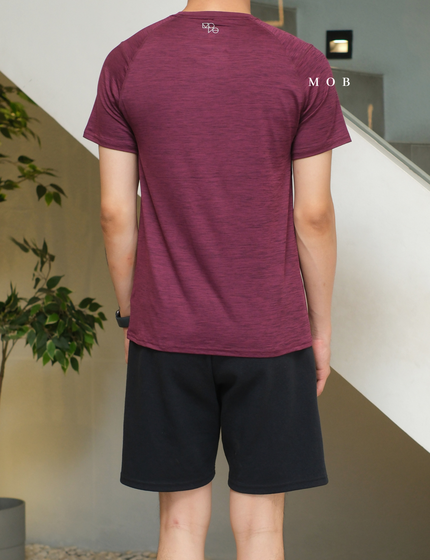 HMSST02001A DryMove SS Tee Purple Misty