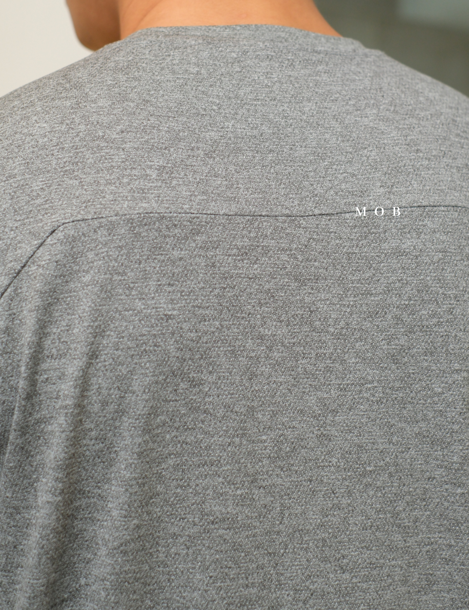 AKSST01002 Active SS Tee Grey Misty