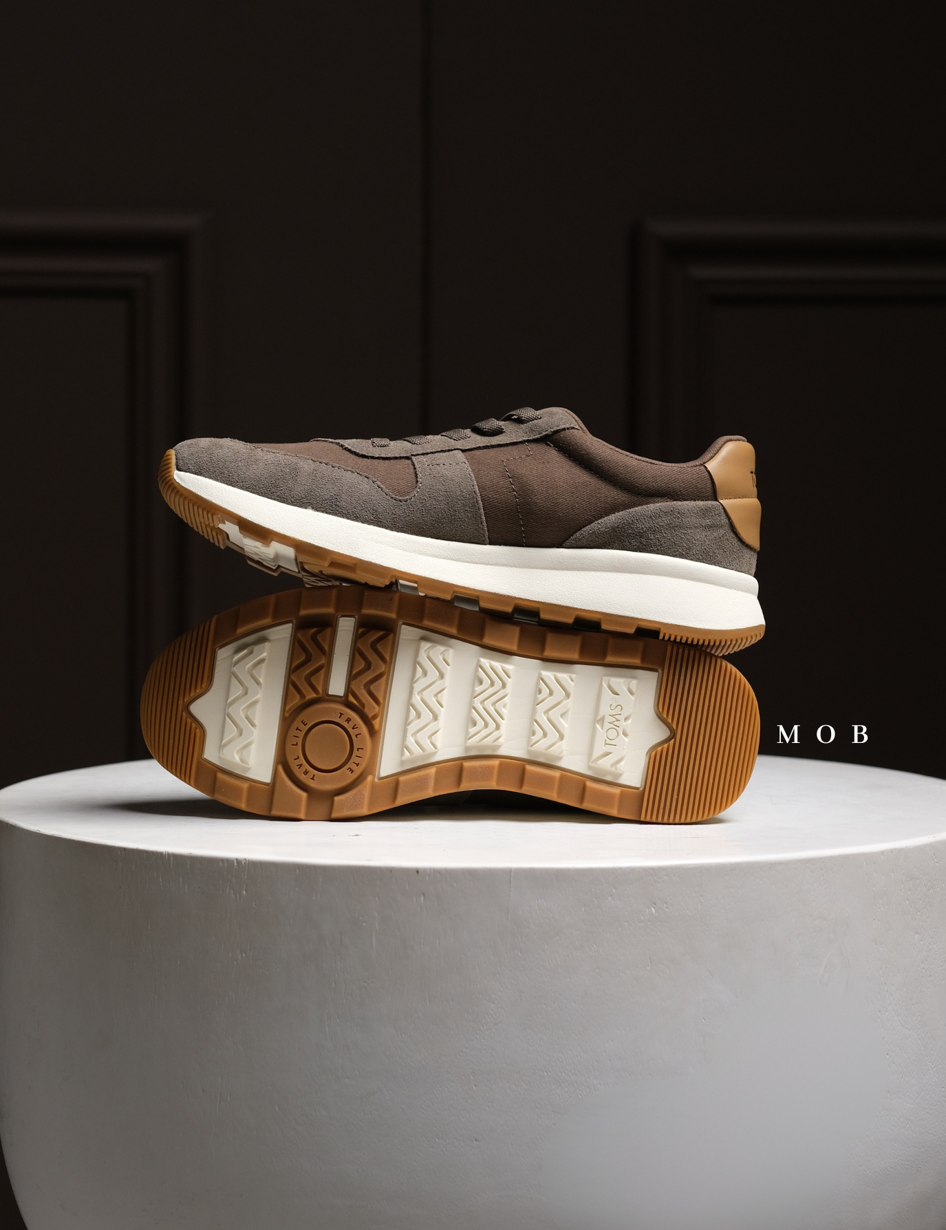 TMSSSH01003 TRVL LITE Retro Shoes Canteen Suede Vintage Twill