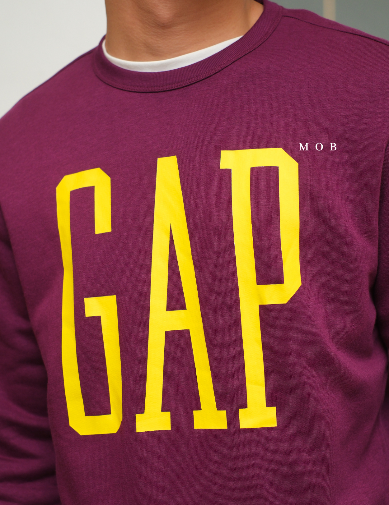 GPSW01002A Big Logo Sweatshirt Purple