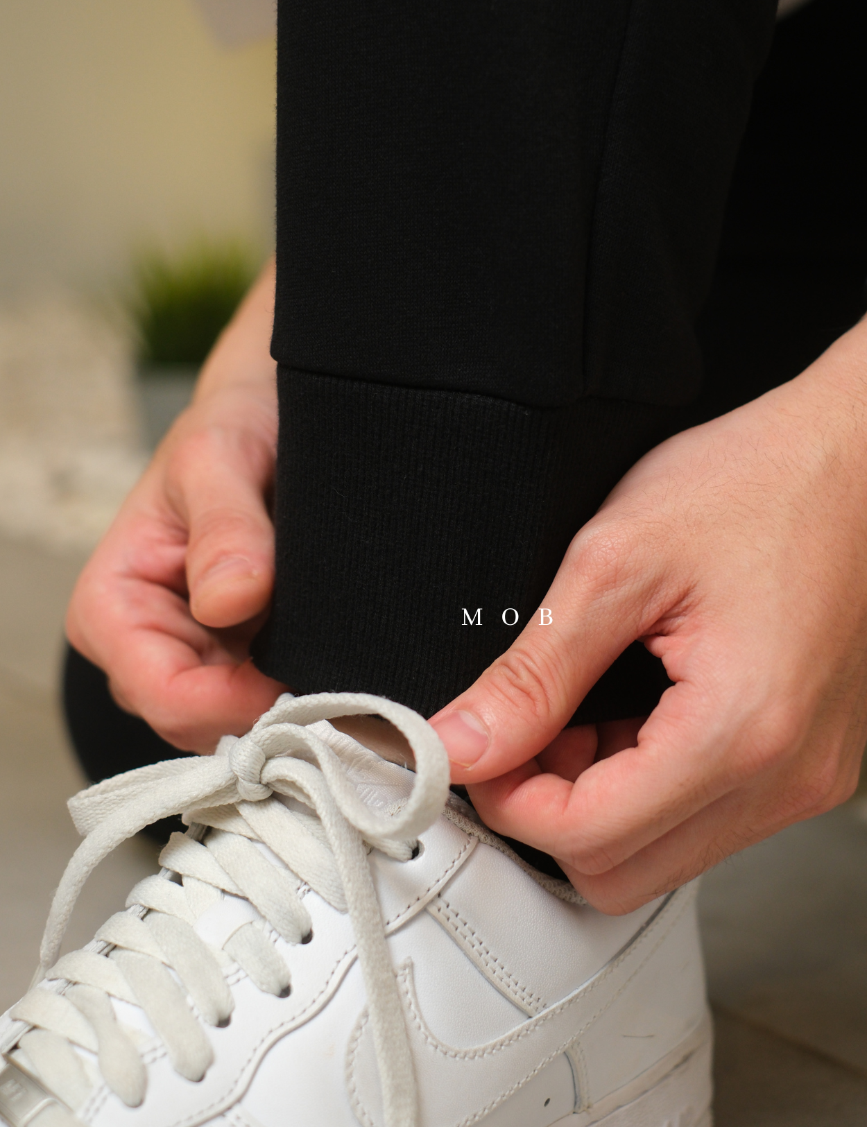 ANDJP01001 Basic Jogger Pants Black
