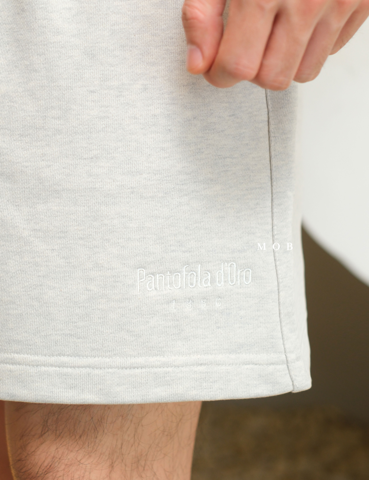 PTDSR01001I Basic Sweatshorts Light Grey Misty