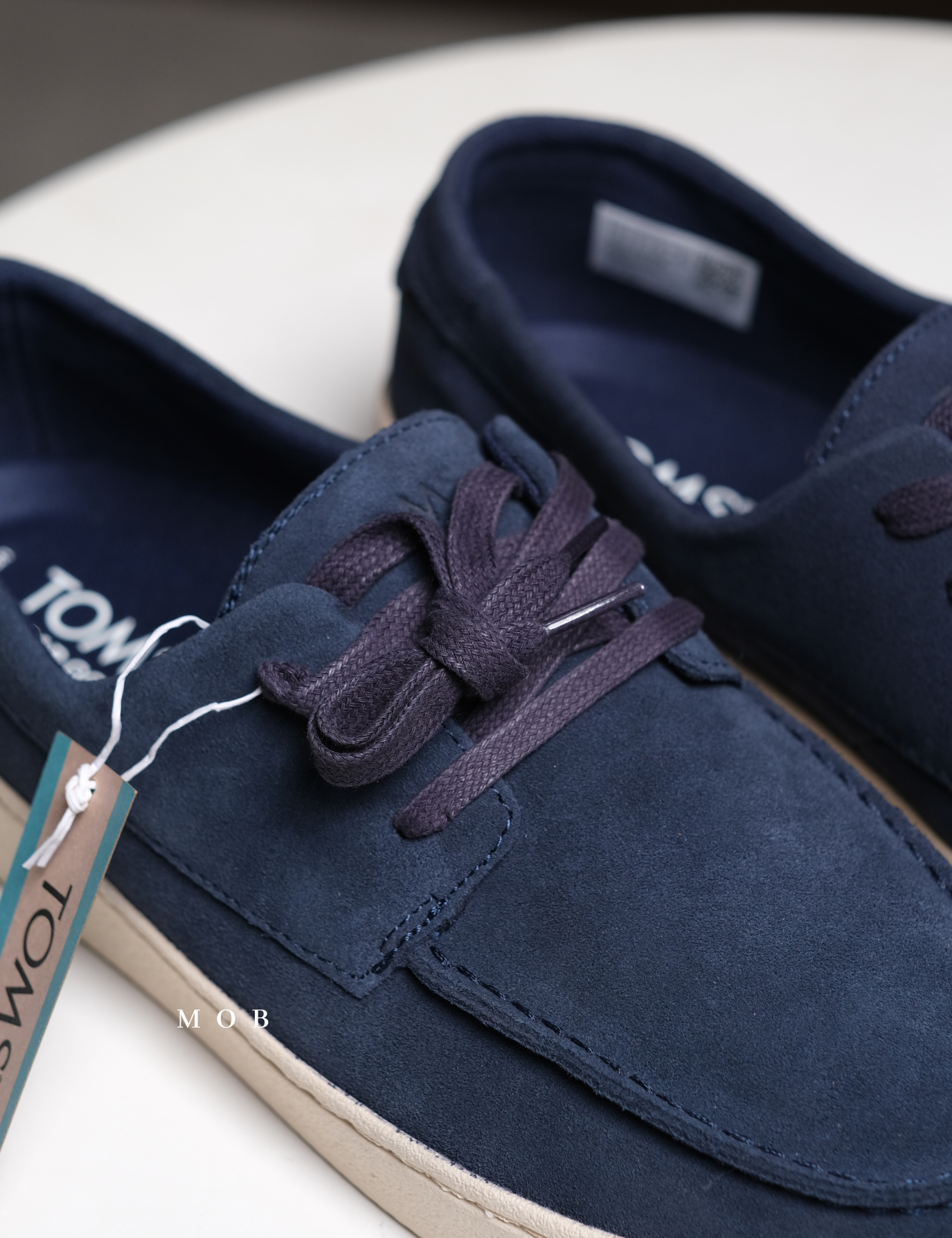 TMSSSH01006 TRVL LITE London Shoes Navy Suede