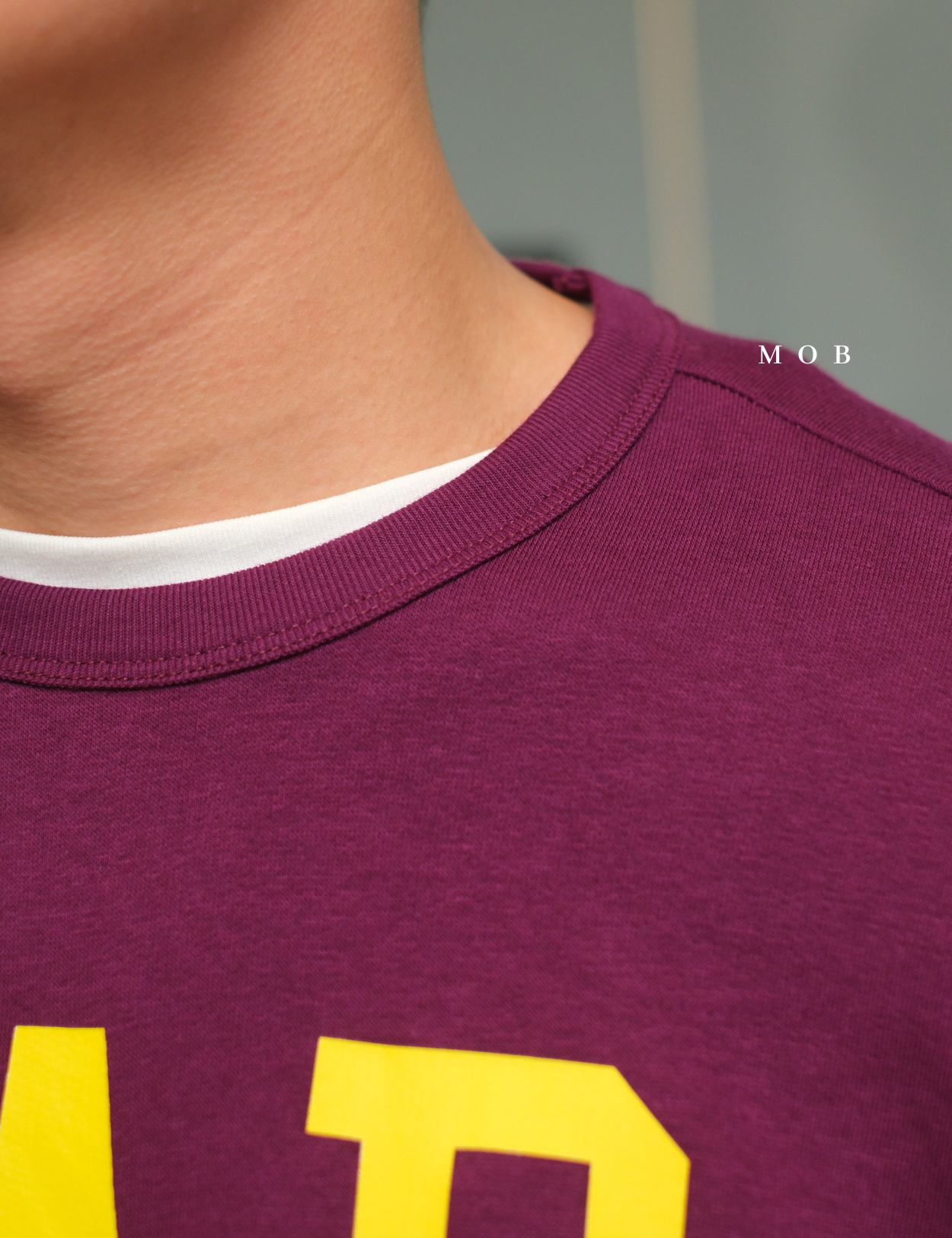 GPSW01002A Big Logo Sweatshirt Purple