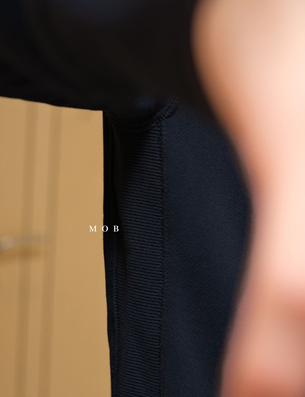 CHMPSW06003A Premium Weave Crew Navy