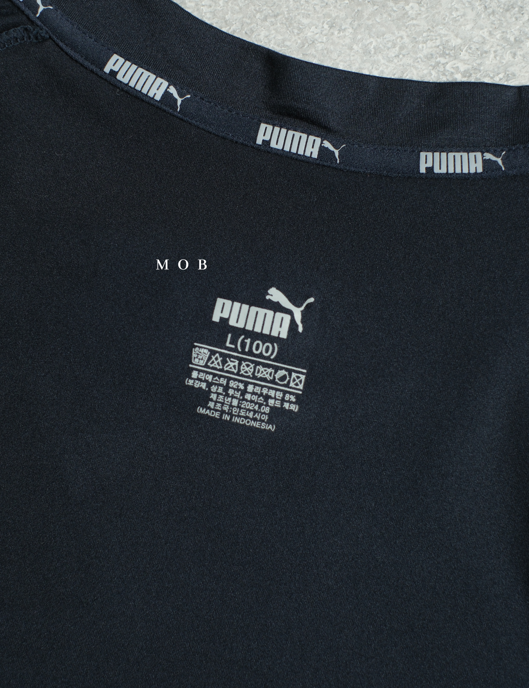 PMBL03002B Warmcell Baselayer Small Hand Logo Navy