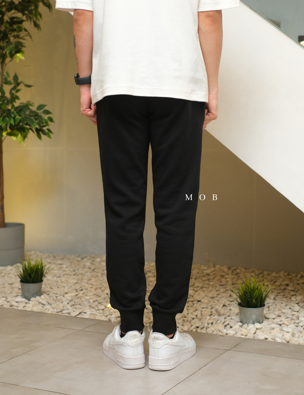 ANDJP01001 Basic Jogger Pants Black