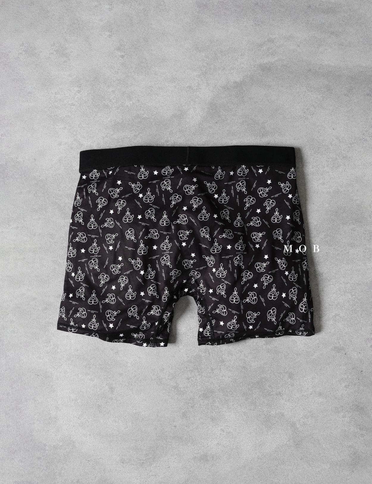 KRLB01013 Paris Ikon Heart Logo Boxer Black