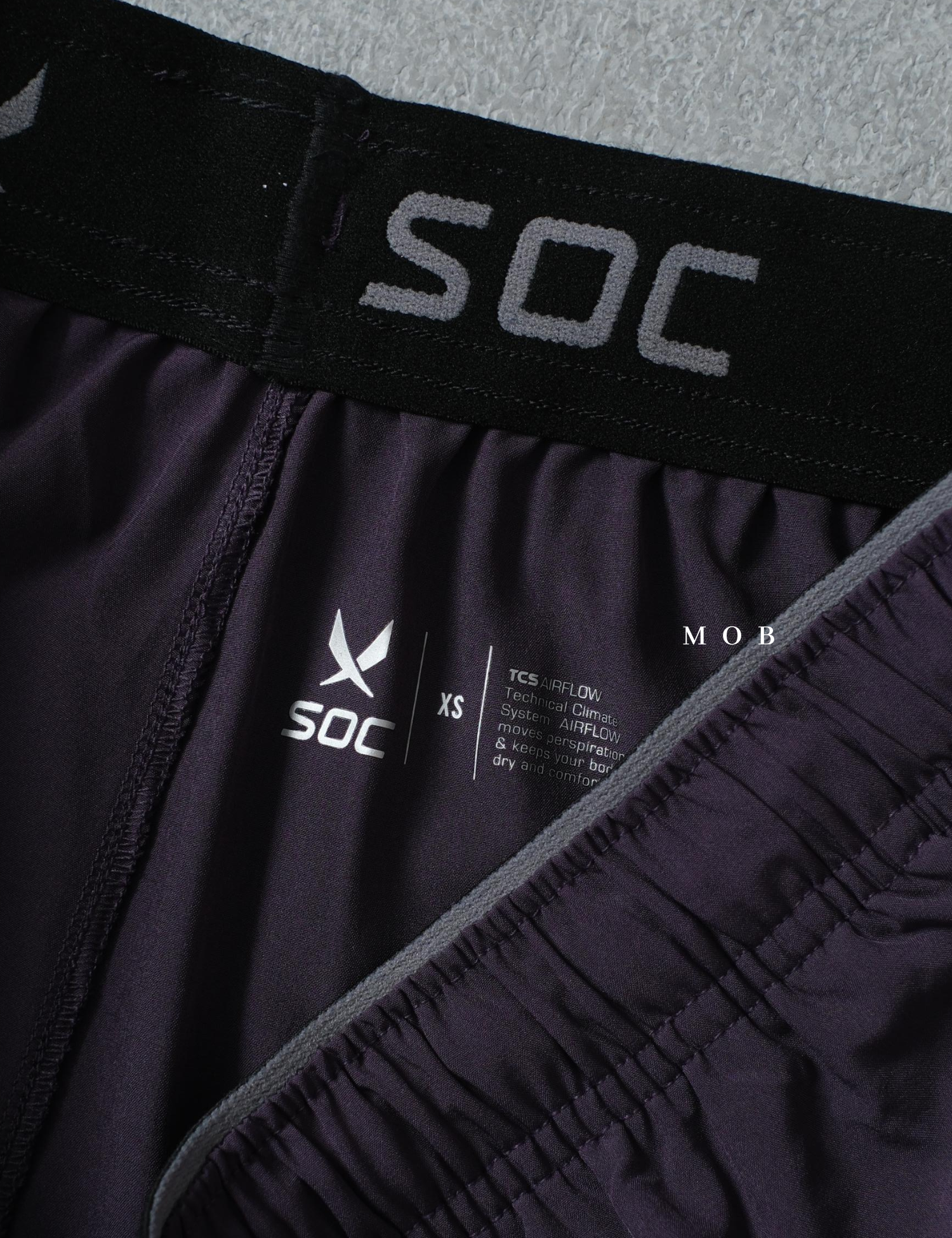 SOCSR01001 Woven Active Shorts Deep Purple