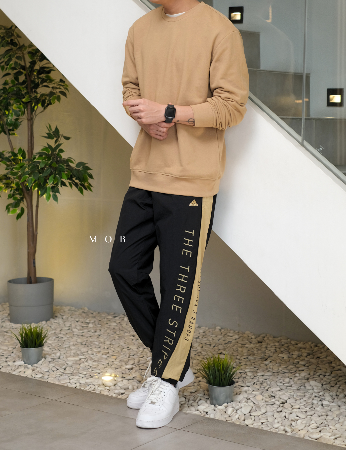 ADDSJP01001 Training Jogger Pants Black GOLD