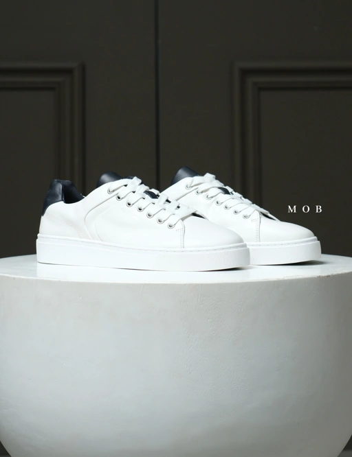 Image of GNTSH01001 Mc Julien Sneakers White Deep Ocean