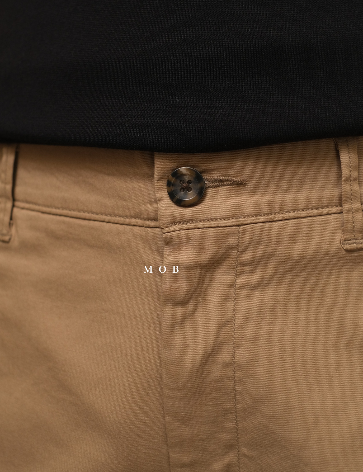 GFSR01001A Flat Front Shorts Brown (Inseam 9)