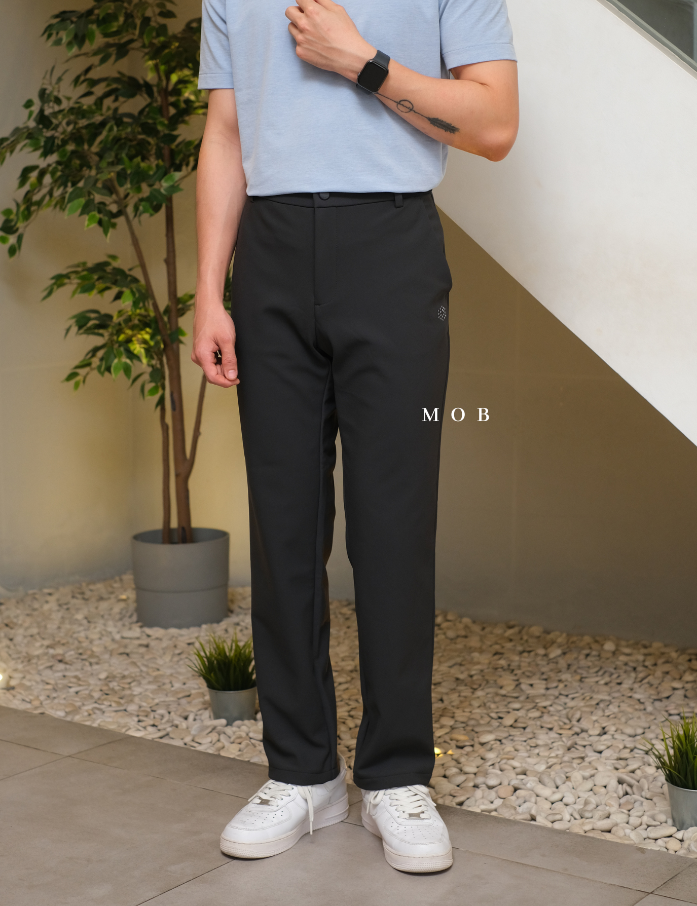PMPT01001 Bonding Pants Dark Grey