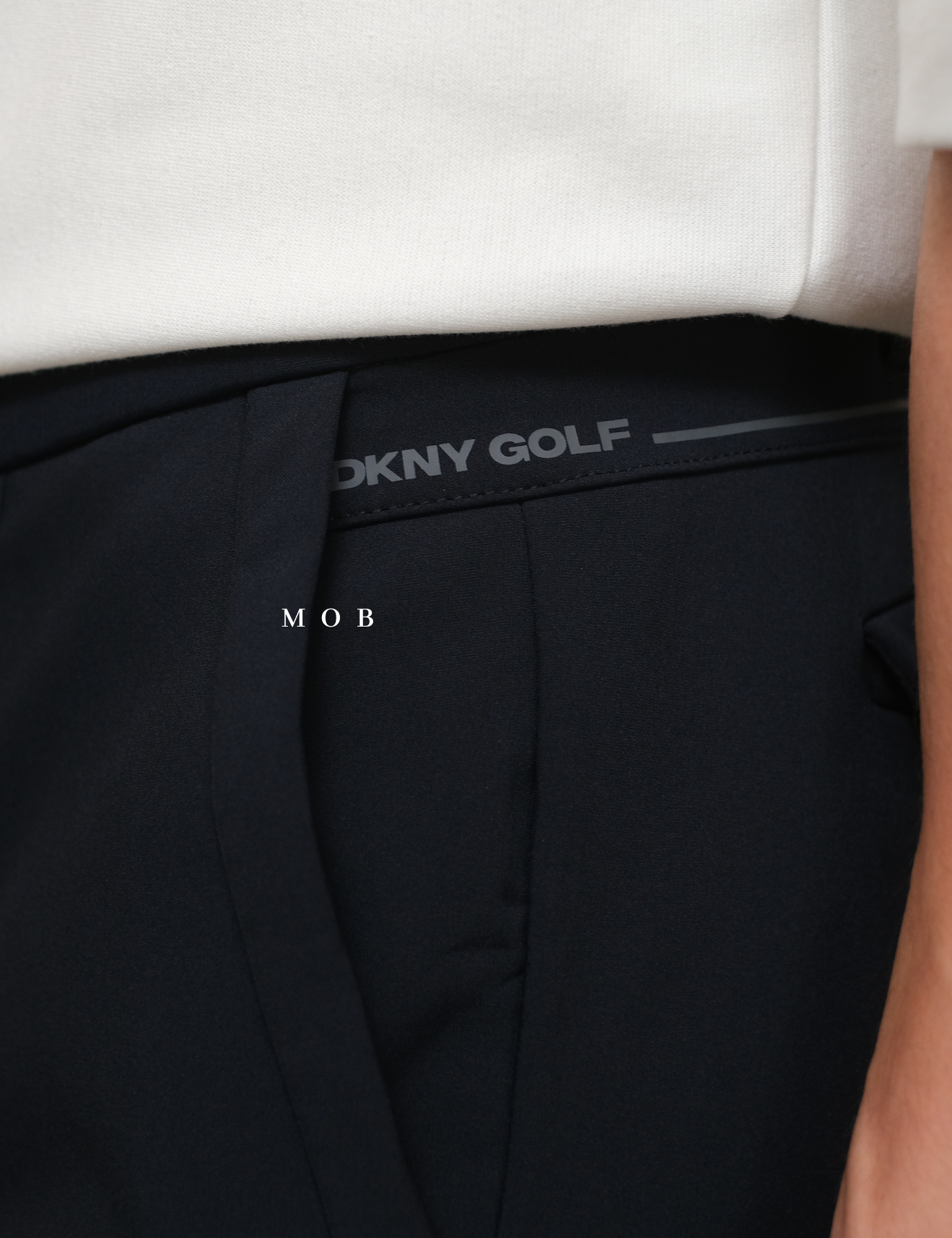 DKNYPT01001 Performance Banding Pants Navy
