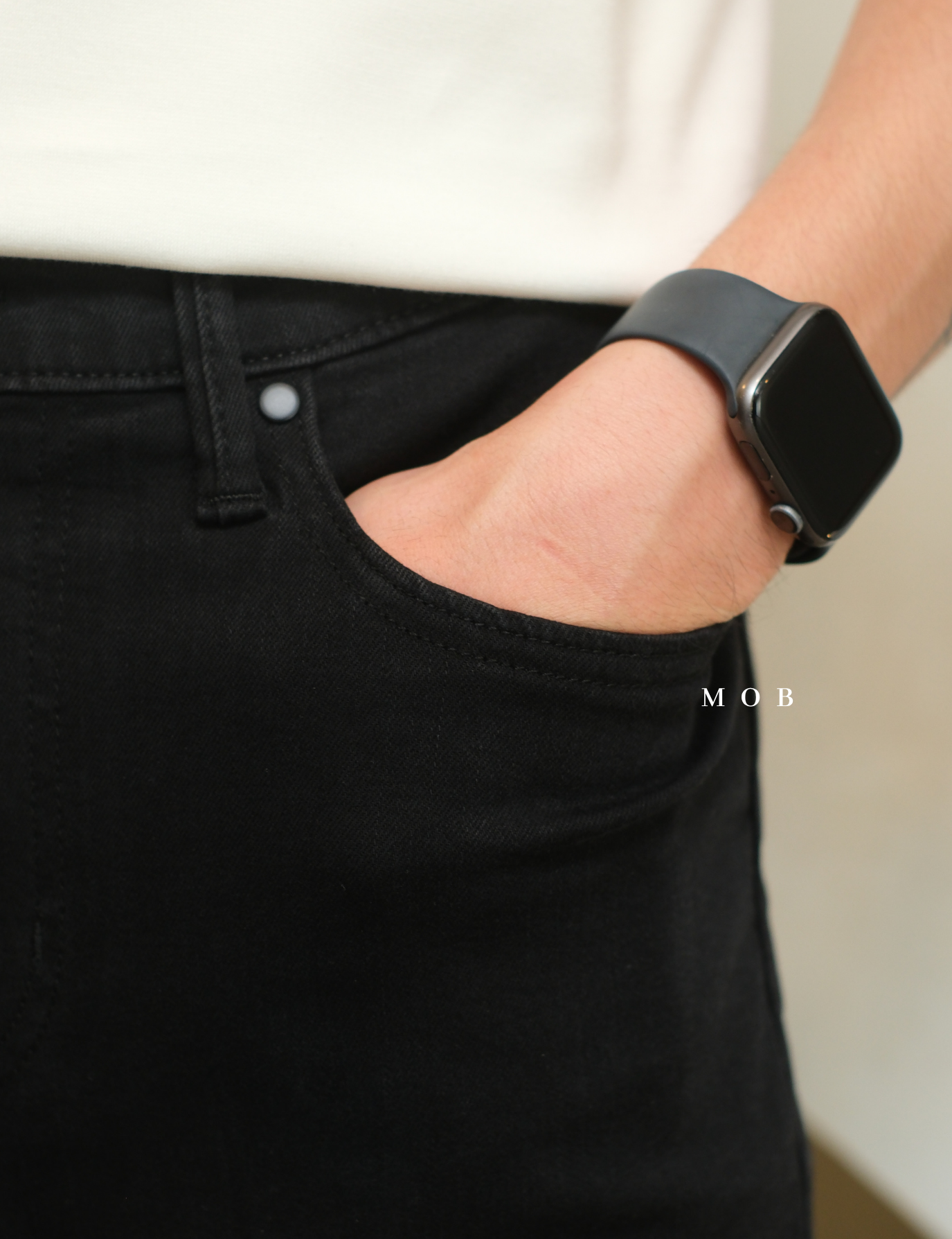 KCPT02002 Awearness Chillflex Slim Jeans Black