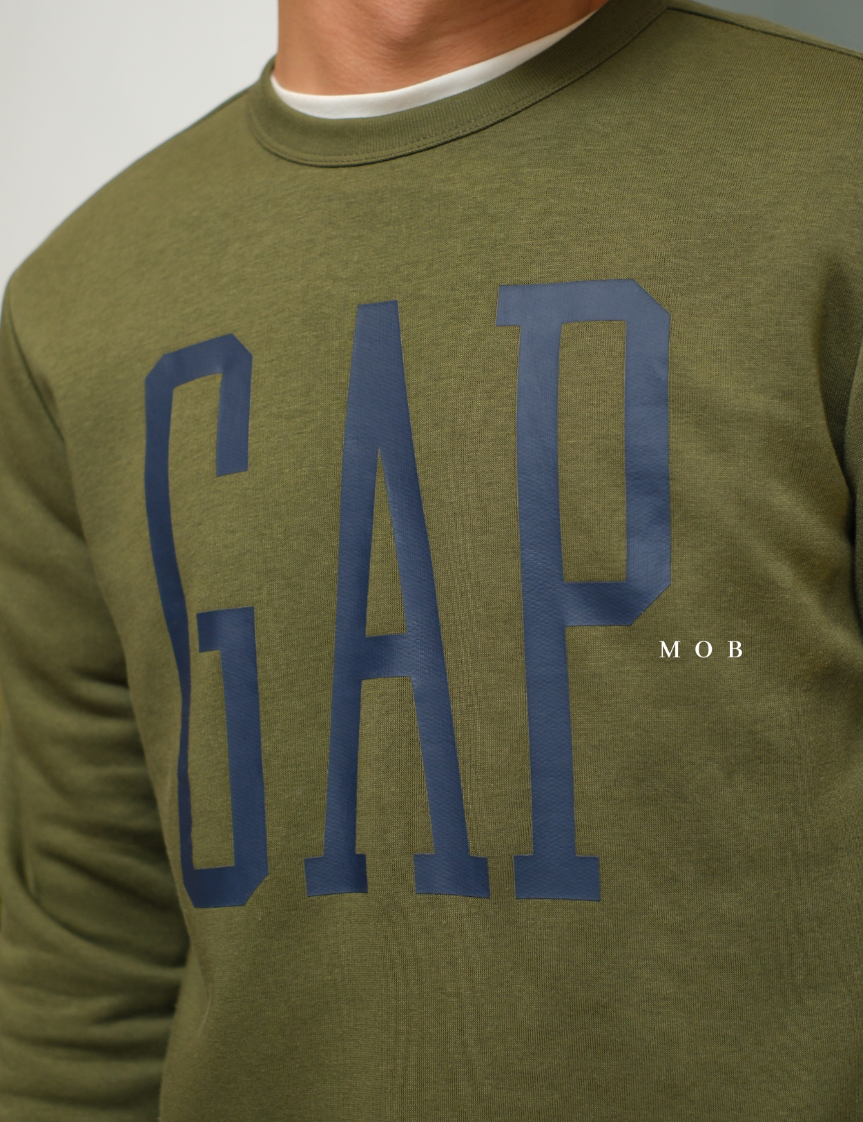 GPSW01002B Big Logo Sweatshirt Olive