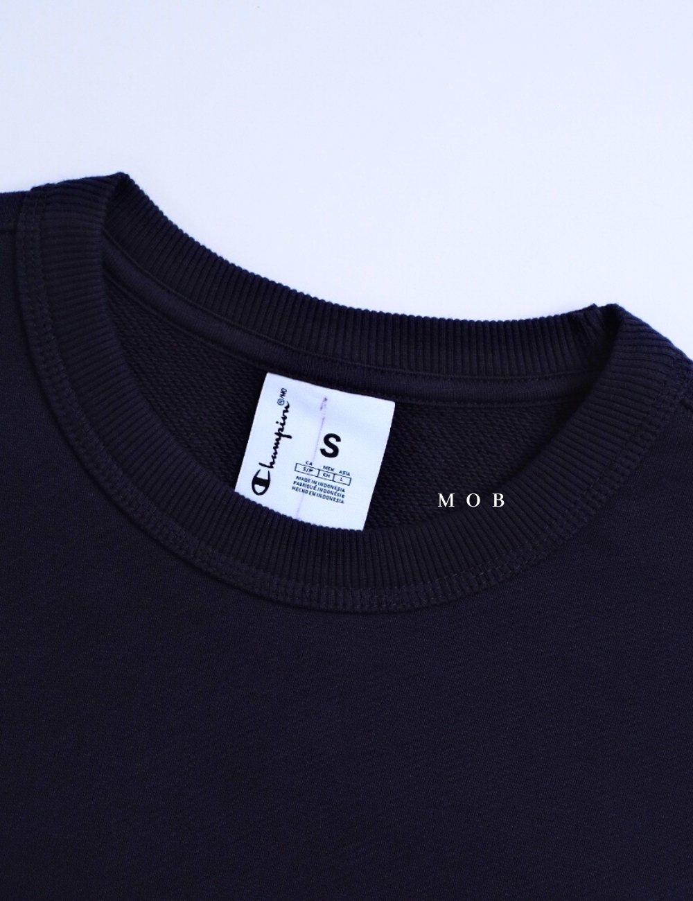 CHMPSW06003A Premium Weave Crew Navy