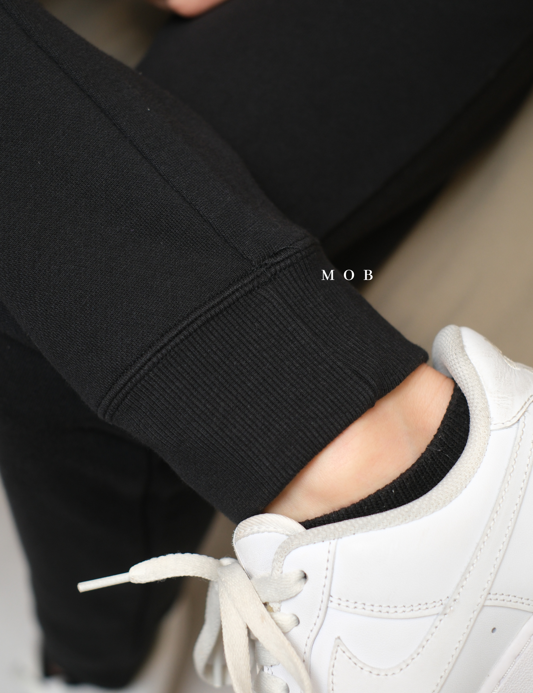 CHMPJP1501A Basic Terry Jogger Black