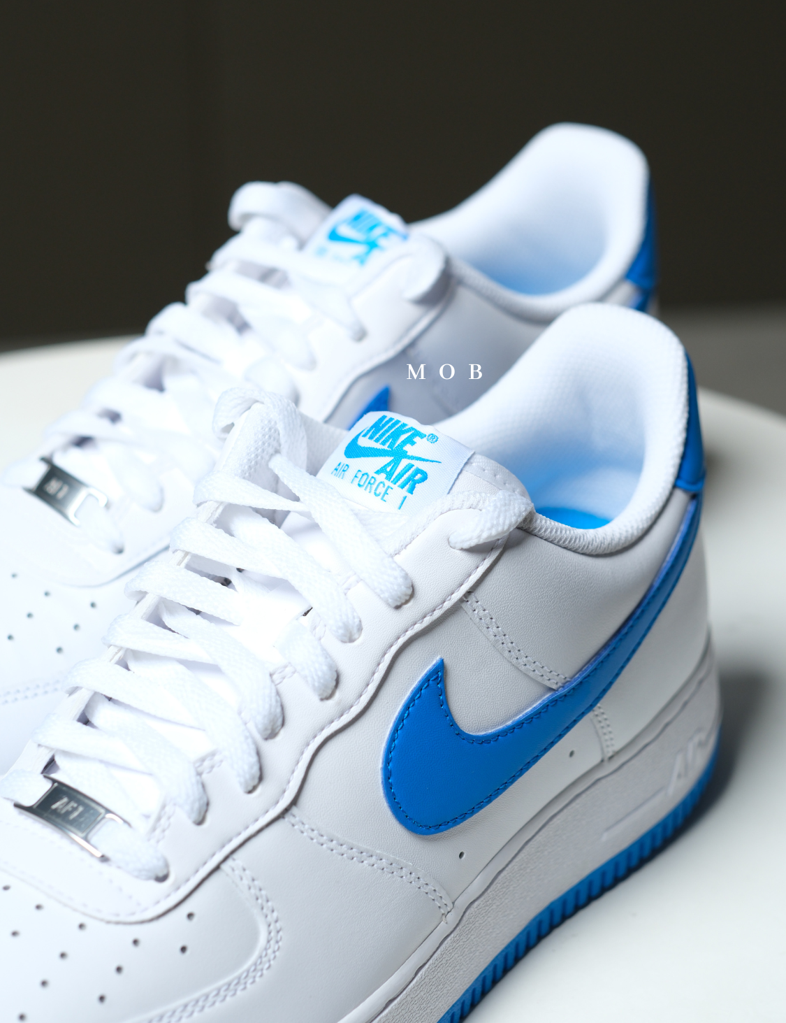 NKSSH03006B Air Force 1 '07 Shoes White Photo Blue