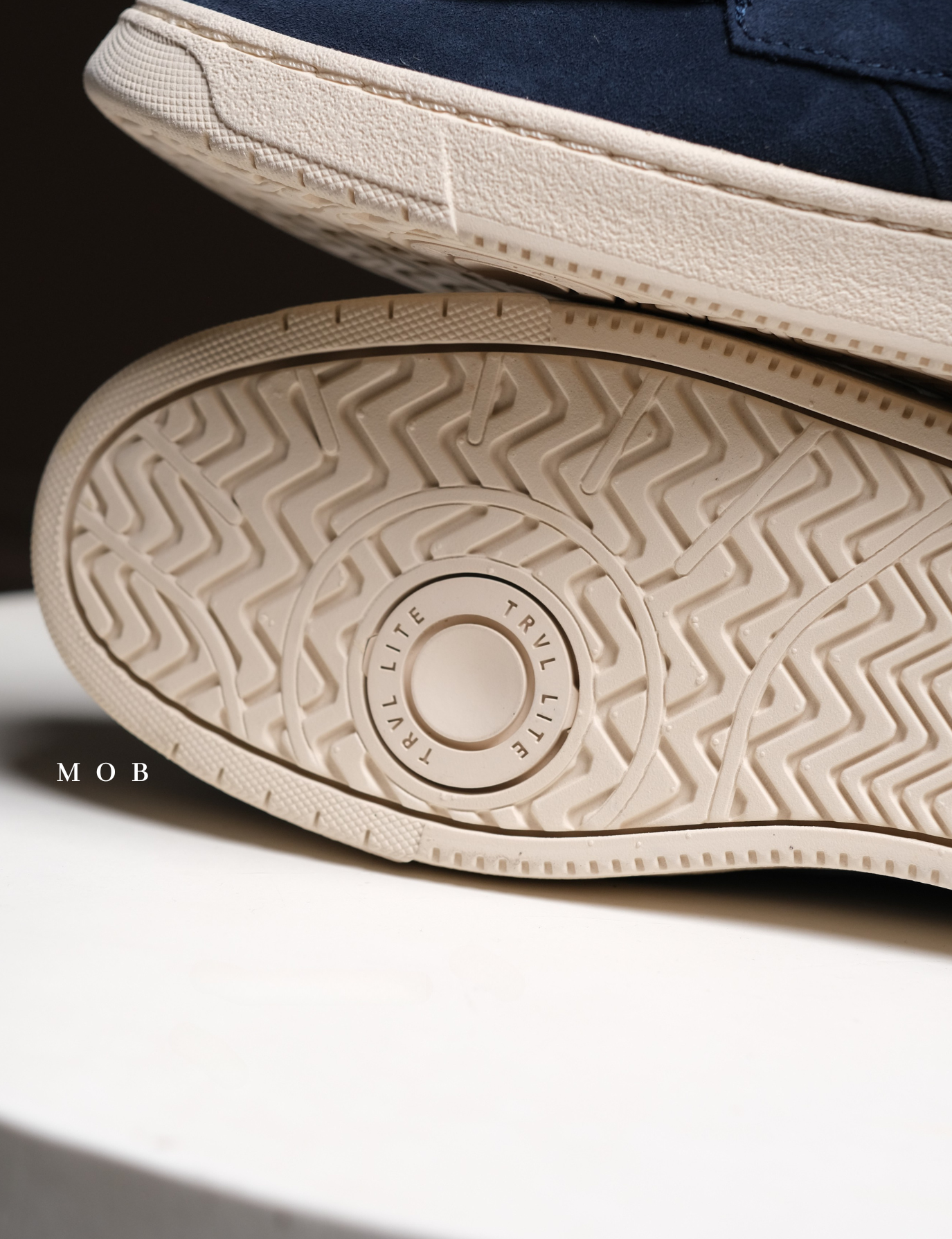 TMSSSH01006 TRVL LITE London Shoes Navy Suede
