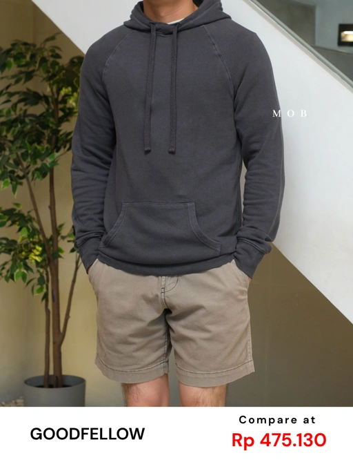 Image of [BEST DEALS!] GFHOD01001A Pullover Hoodie Acid Charcoal