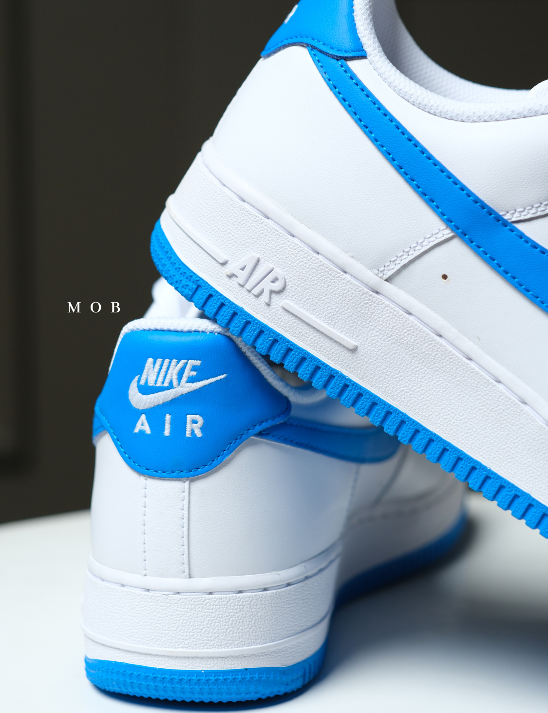 NKSSH03006B Air Force 1 '07 Shoes White Photo Blue