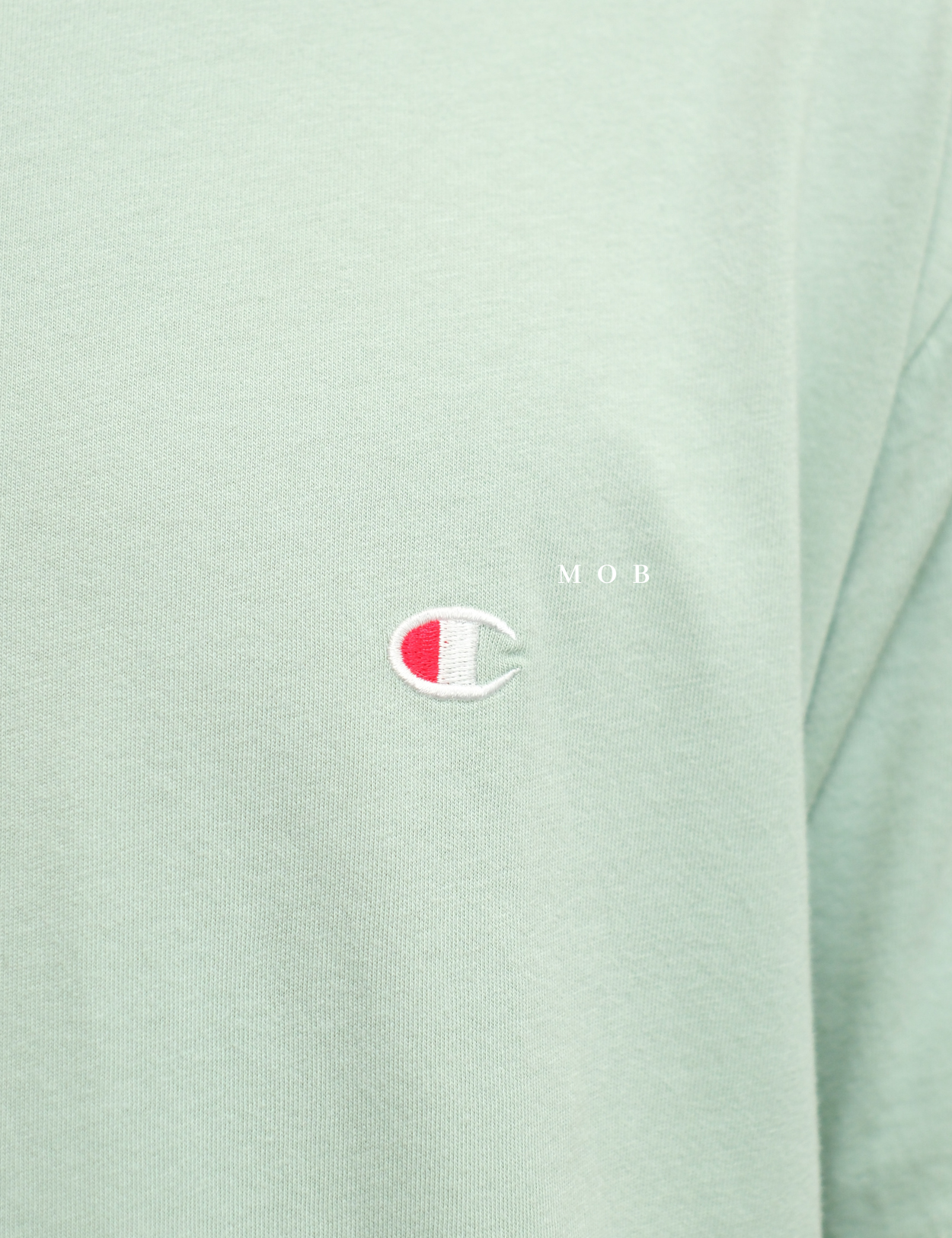 CHMPSST2403M C Small Logo SS Tee Light Green