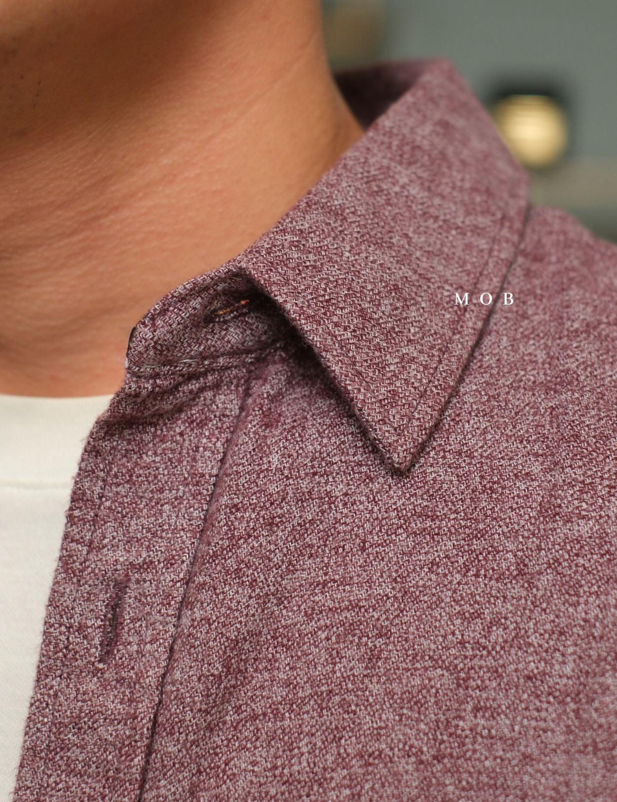 SUNLSS01001A Alfred Flannel LS Shirt Mauve Misty