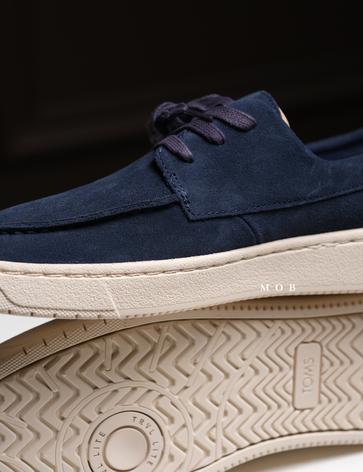 TMSSSH01006 TRVL LITE London Shoes Navy Suede