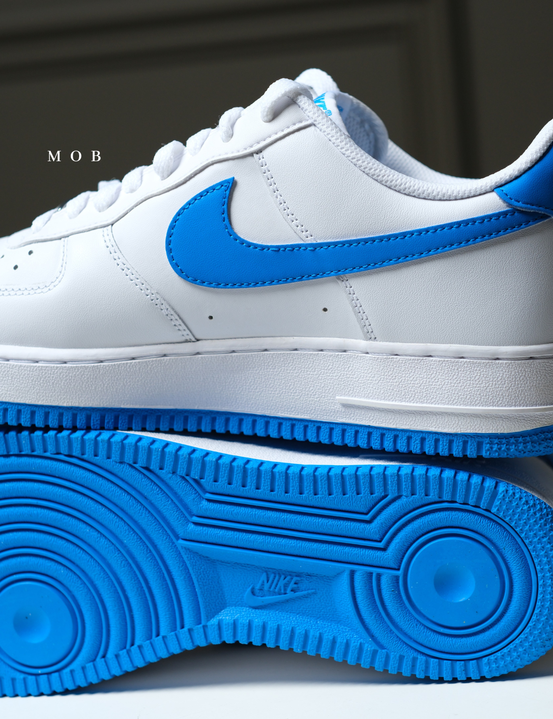 NKSSH03006B Air Force 1 '07 Shoes White Photo Blue