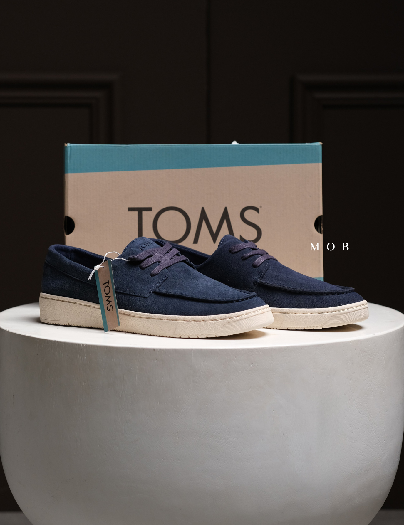 TMSSSH01006 TRVL LITE London Shoes Navy Suede