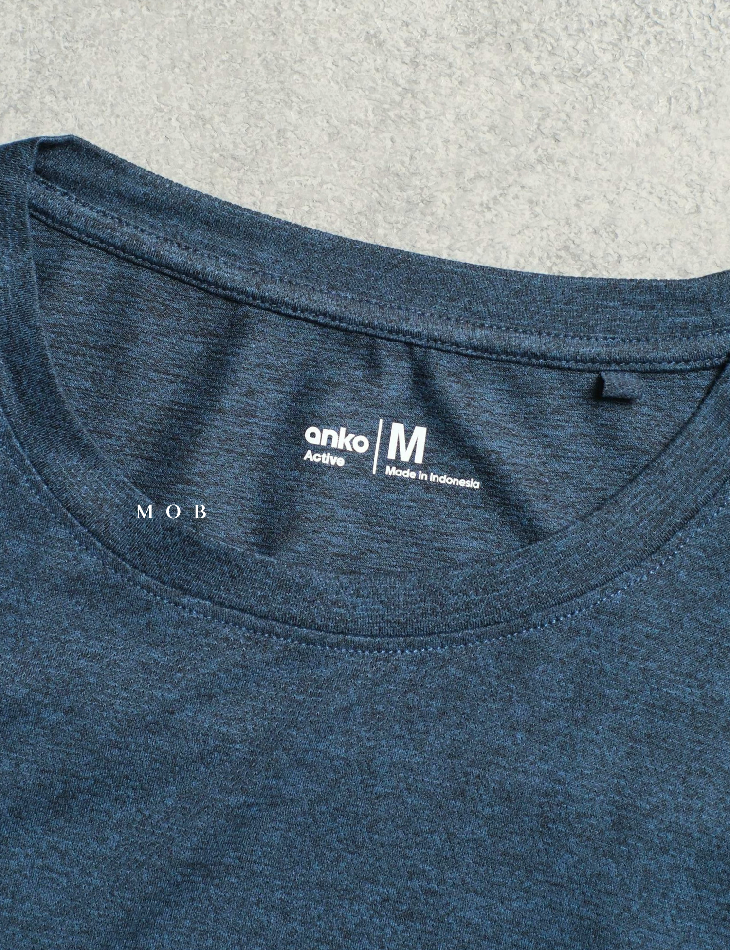 AKSST01001 Active SS Tee Navy Misty