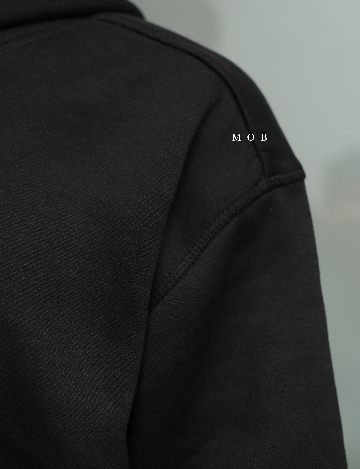 HMHOD03002A RELAXED FIT Pullover Hoodie Black V2