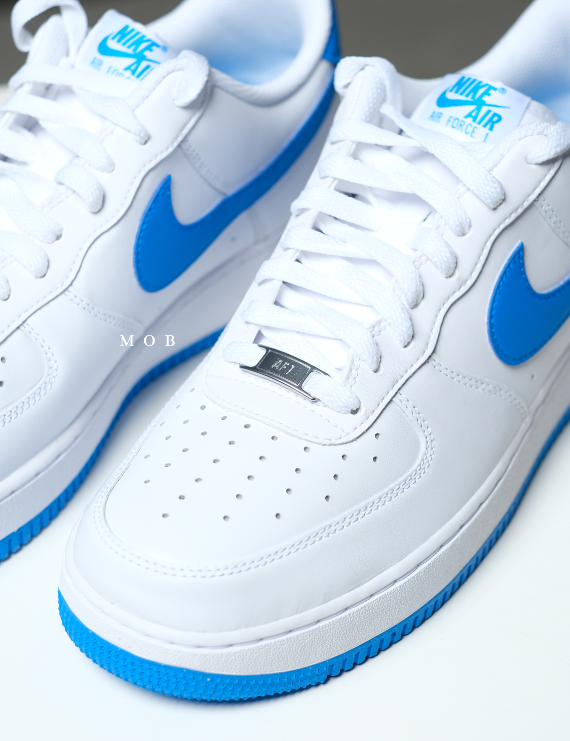 NKSSH03006B Air Force 1 '07 Shoes White Photo Blue
